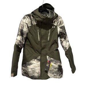 Under Armour Emergent Storm Ski Snowboard Jacket Artillery Green Size Small
